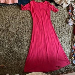 Hot pink dress - small